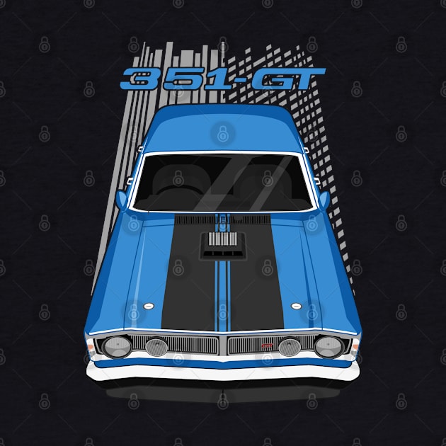 Ford Falcon XY GTHO Phase 3 - Blue by V8social